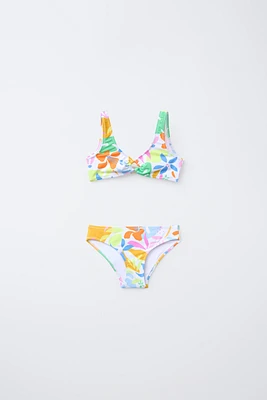 6-14 ANS/ BIKINI À IMPRIMÉ TROPICAL