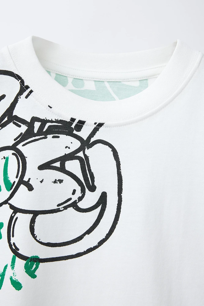 T-SHIRT À IMPRIMÉ GRAFFITI