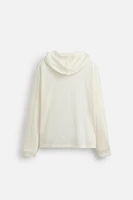LINEN - WOOL HOODIE
