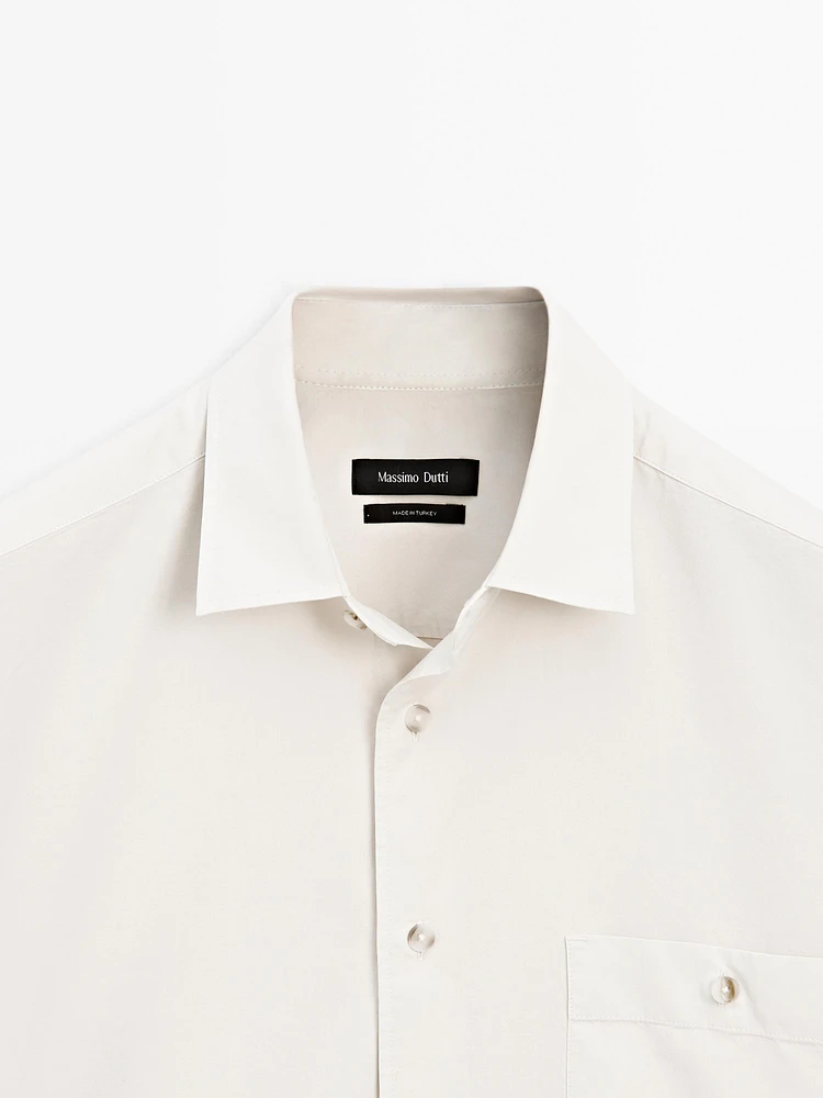 Chemise serge regular fit 100 % coton