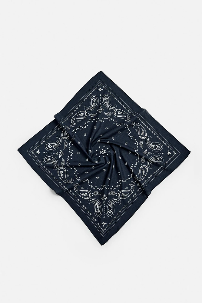 BANDANA À IMPRIMÉ CACHEMIRE