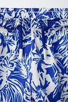 6-14 ANS/ SHORT DE BAIN À FEUILLES