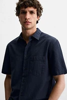 CHEMISE COTON - LIN