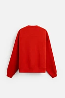 BOXY FIT CREW NECK SWEATSHIRT