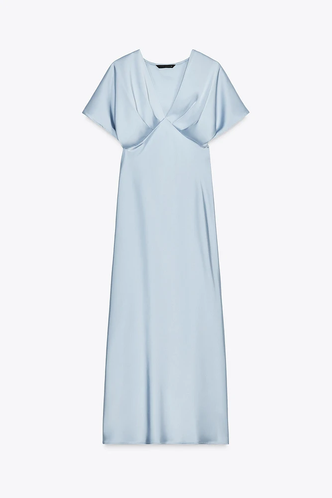ROBE MI-LONGUE SATINÉE