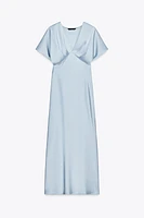 ROBE MI-LONGUE SATINÉE