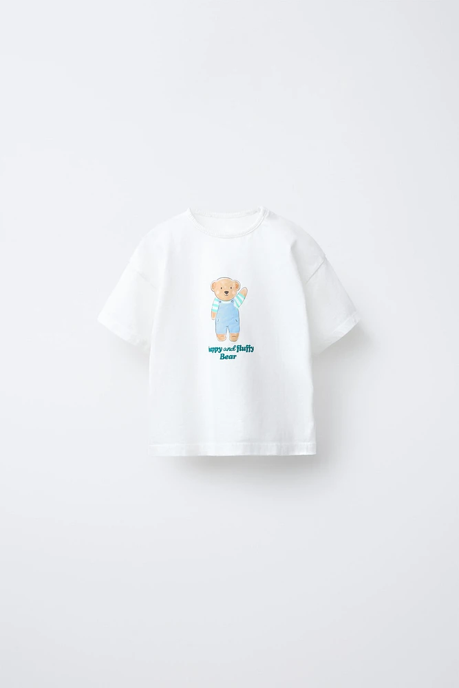 BEAR TEXT T-SHIRT
