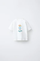 BEAR TEXT T-SHIRT