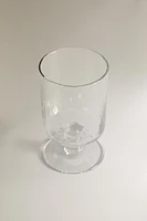 VERRE À PIED MARTELÉ