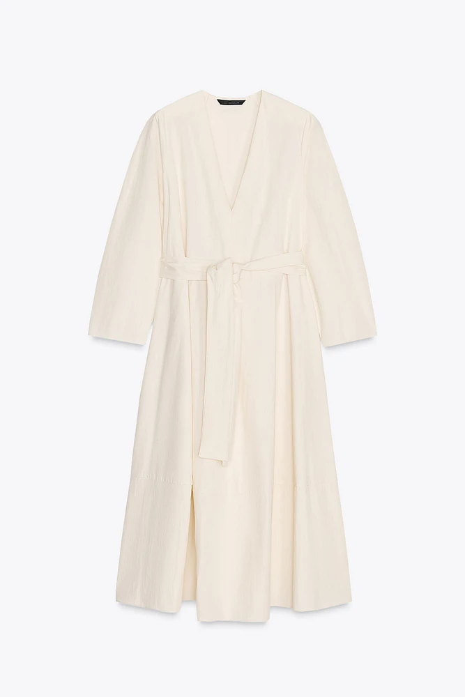 ROBE MIDI CEINTURE ZW COLLECTION