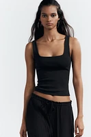 WIDE STRAP TANK TOP
