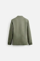 100% LINEN SUIT BLAZER