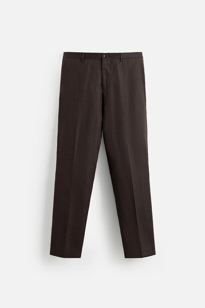 SUIT PANTS 100% LINEN