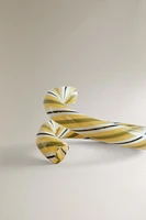 LOT PORTE-SERVIETTES VERRE SPIRALE (LOT DE 4)