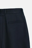 PLEATED COTTON - LYOCELL PANTS