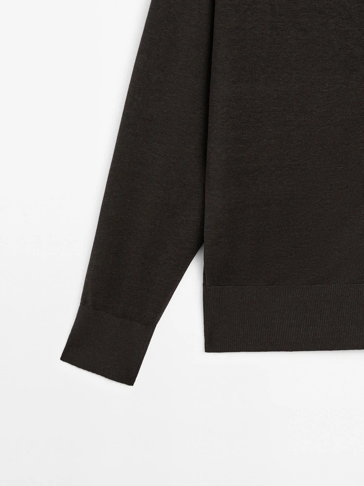 Mulberry silk blend knit cardigan - Limited Edition