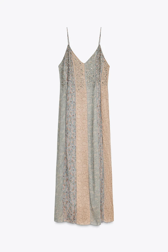 ZW COLLECTION BEADED SLIP DRESS
