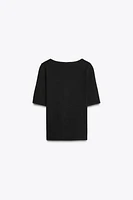 SQUARE NECK SHIRT