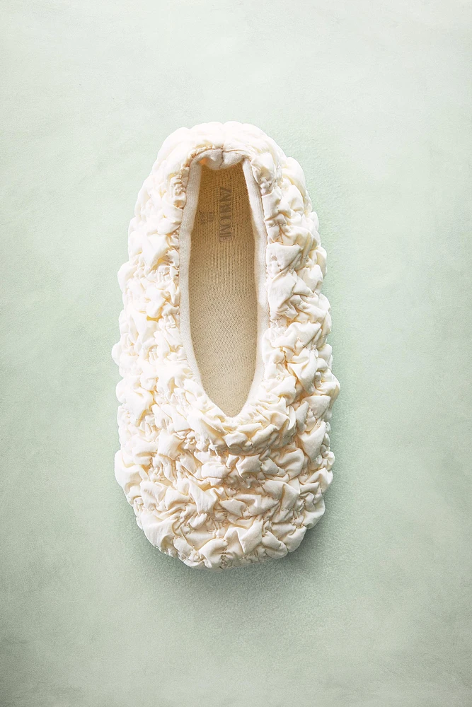 CHILDREN'S TEXTURED BALLET FLATS