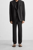 100% WOOL SUIT PANTS