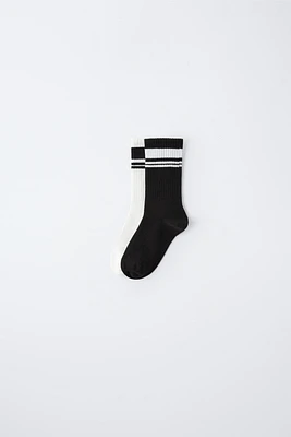 TWO-PACK OF STRIPED SOCKS