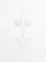 Ensemble bikini macramé