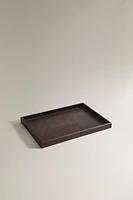 WOODEN BATHROOM TRAY
