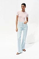 JEAN Z1975 FLARE TAILLE HAUTE BOUTONS