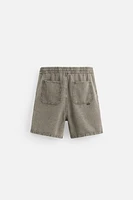 WASHED TEXTURED SHORTS