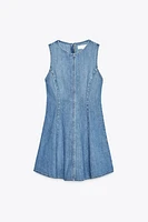 TRF GODET DENIM DRESS