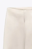 PANTALON SATINÉ TAILLE HAUTE