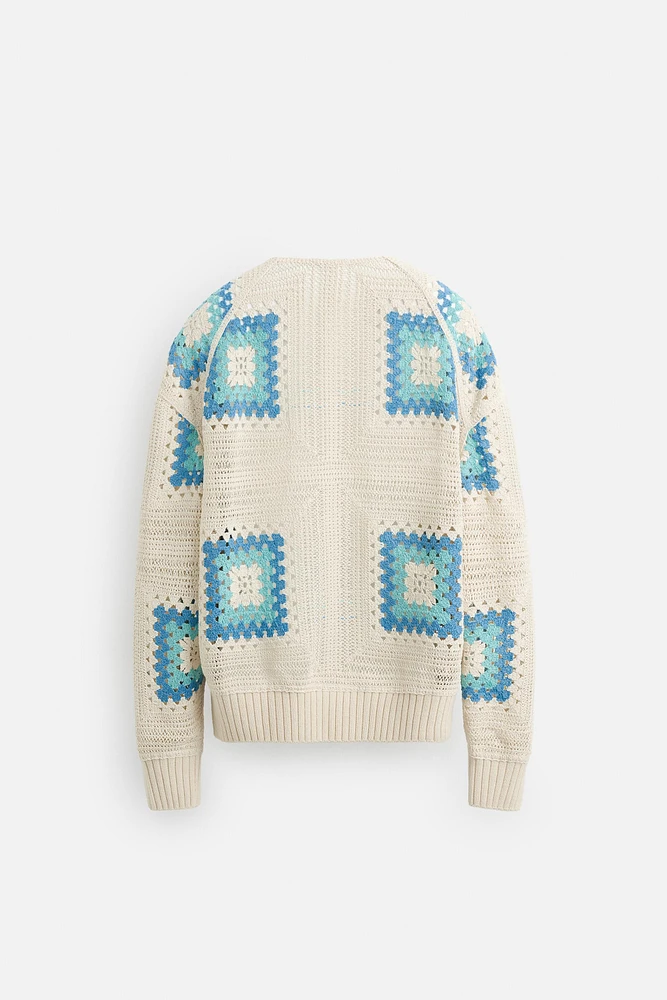 CARDIGAN CROCHET