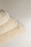 RICE STITCH BATH TOWEL