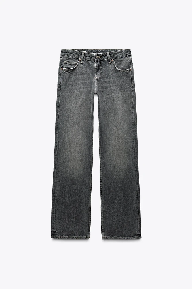 TRF LOW-RISE WIDE LEG JEANS