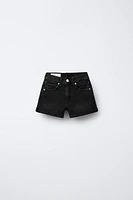 STRETCH DENIM SHORTS