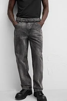 BELTED RELAXED FIT JEANS