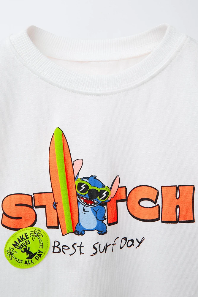 T-SHIRT IMPRIMÉ LILO & STITCH © DISNEY