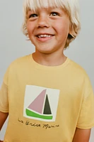 BOAT PRINT T-SHIRT