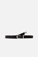 EMBOSSED LEATHER BELT