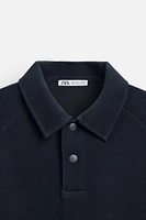 INTERLOCK TEXTURED POLO