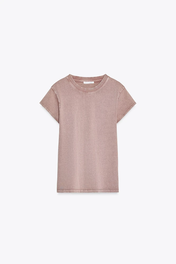 WASHED HEAVY COTTON T-SHIRT