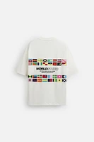 FLAGS PRINTED T-SHIRT