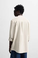 CHEMISE EN LIN ET COTON