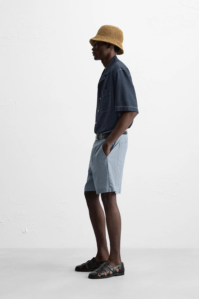 CHEMISE SURPIQÛRES CONTRASTE