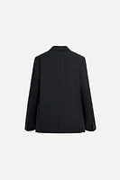 BLAZER CROISÉE 100 % LAINE