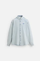 WASHED DENIM SHIRT