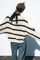 STRIPED KNIT SWEATER