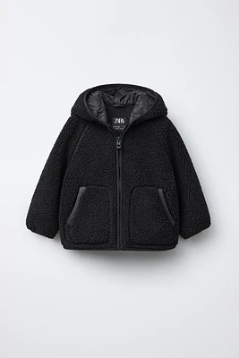 HOODED FLEECE JACKET