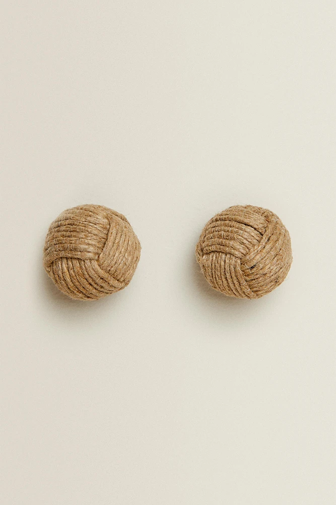 SET OF KNOT KNOBS (SET OF 2)