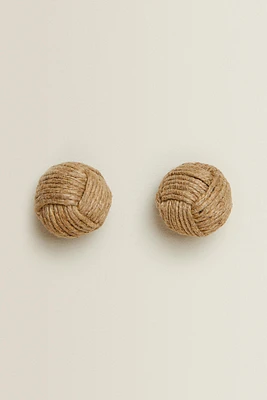 SET OF KNOT KNOBS (SET OF 2)